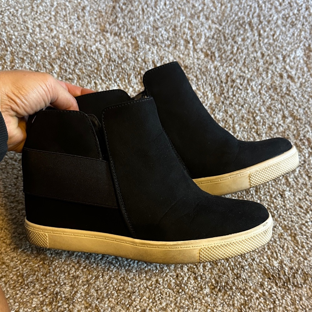 Torrid Black High-Top Slip-On Sneakers